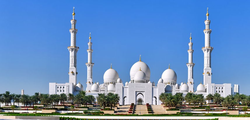Projects: engineering consultancy, design studies and quantity surveying at the Sheikh Zayed Mosque